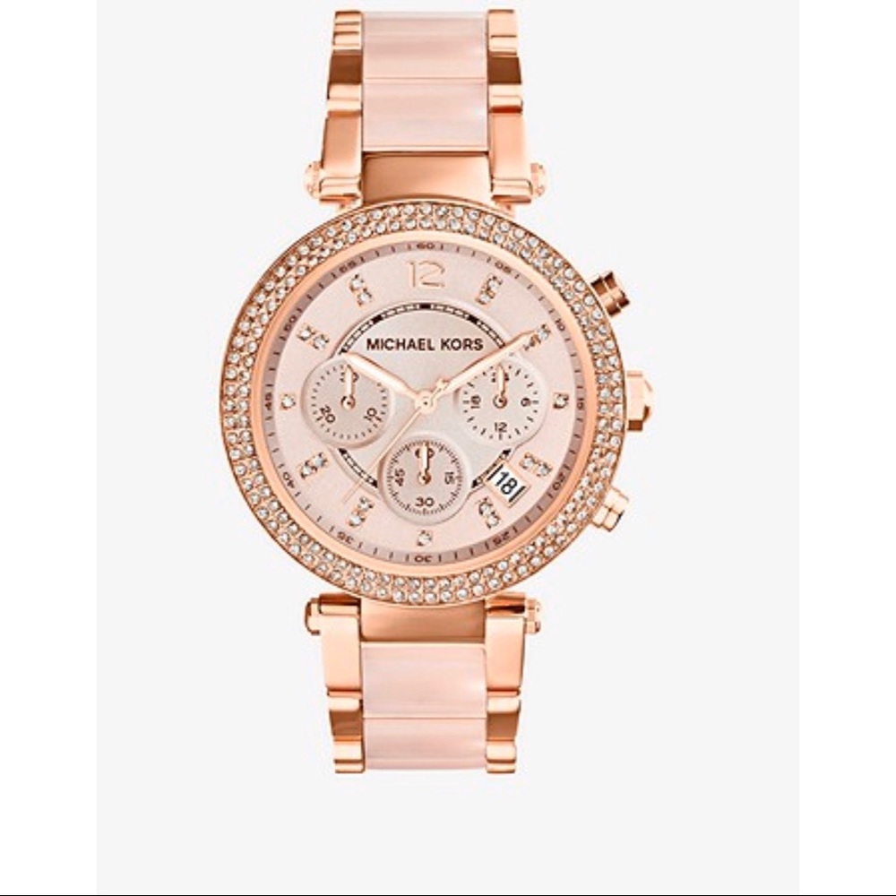 Michael Kors rose gold watch